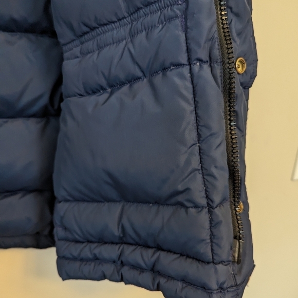 Vintage Eddie Bauer Goose Down Quilted Puffer Cargo Jacket Mens - Picture 10 of 15